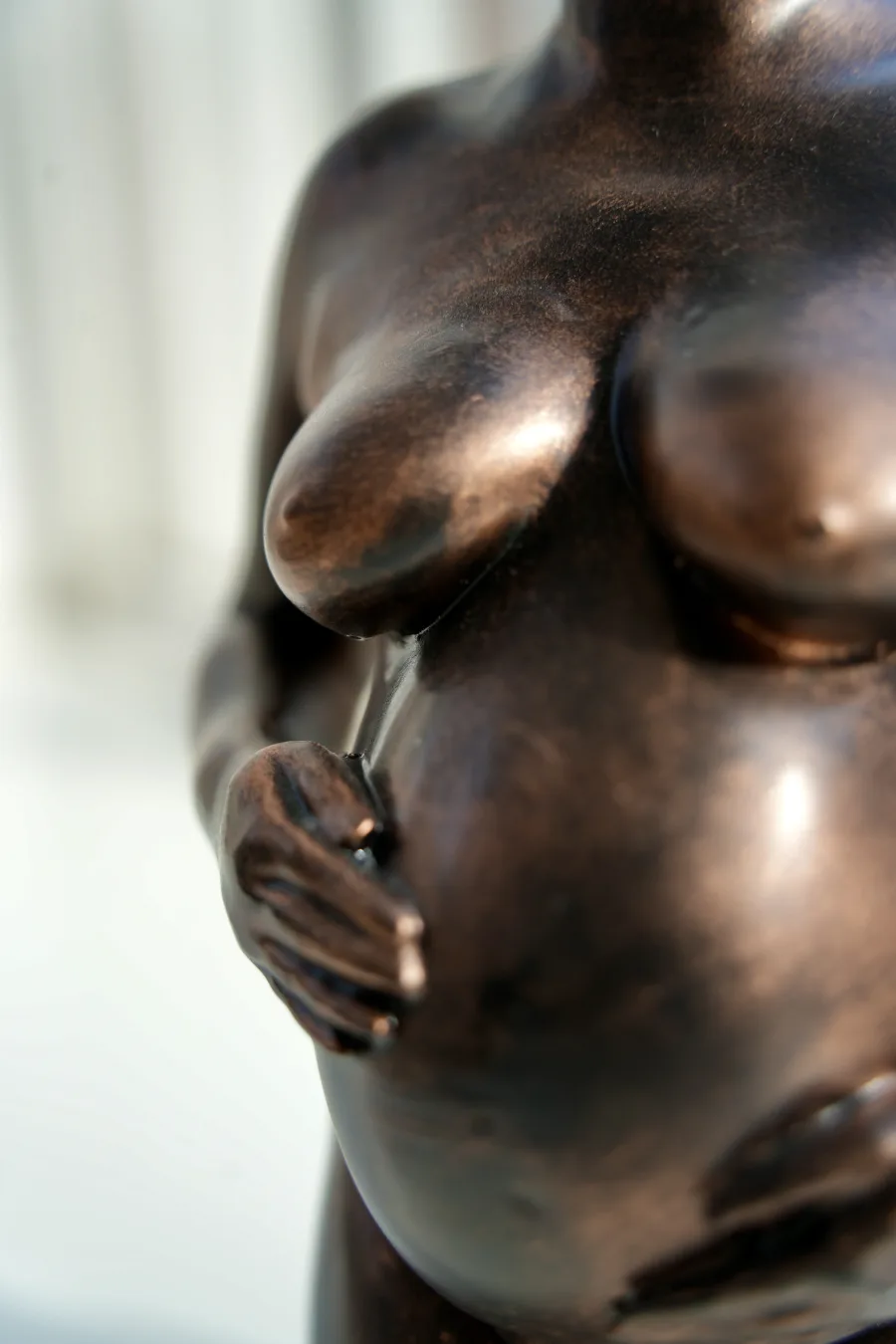 Babycrafts 3D, detail van zwangerschapsbeeldje na de scan