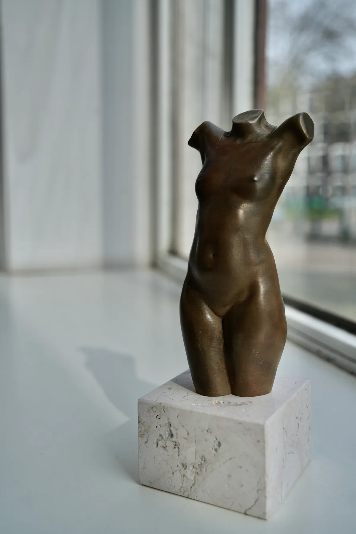 Babycrafts 3D, zwangerschapsbeeldje Arte-Lumina, ateliershot Rotterdam Delfshaven